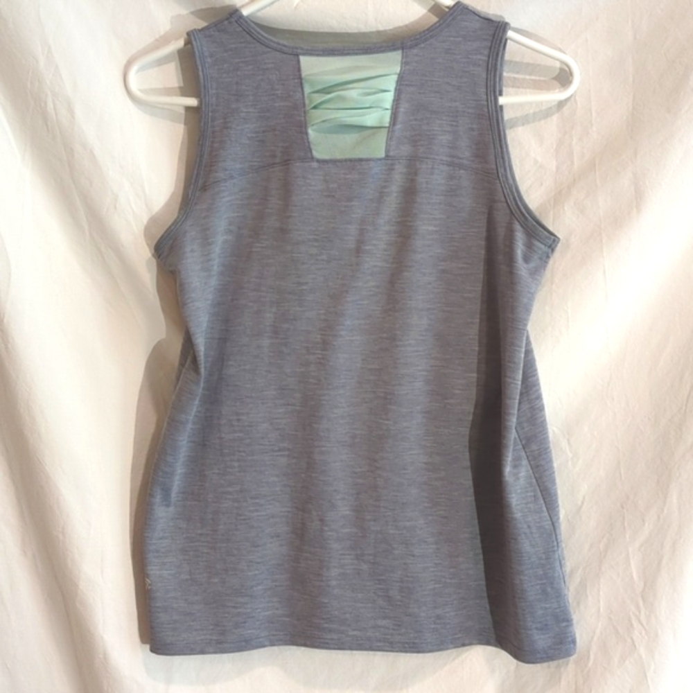 Champion | Grey Tank with Aqua Mesh Back | XL (14-16)